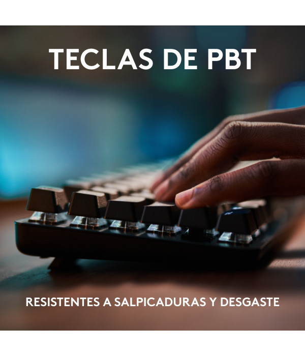 Teclado Gamer Logitech G413 TKL SE Mecánico Negro