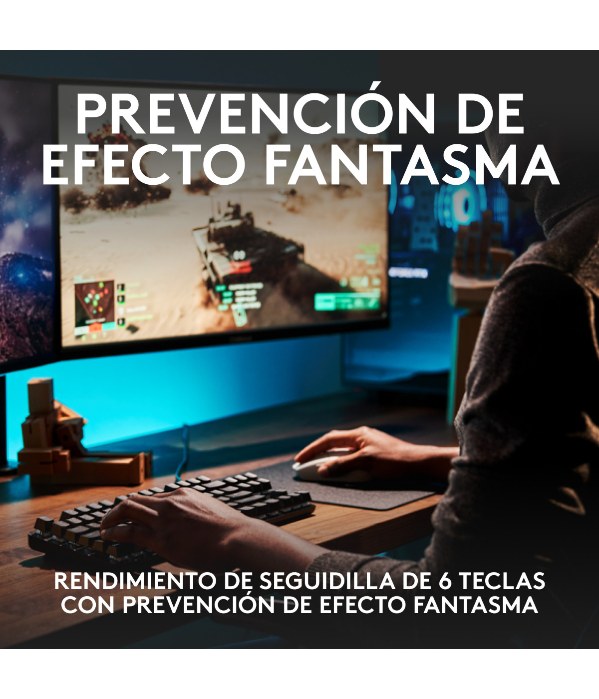 Teclado Gamer Logitech G413 TKL SE Mecánico Negro