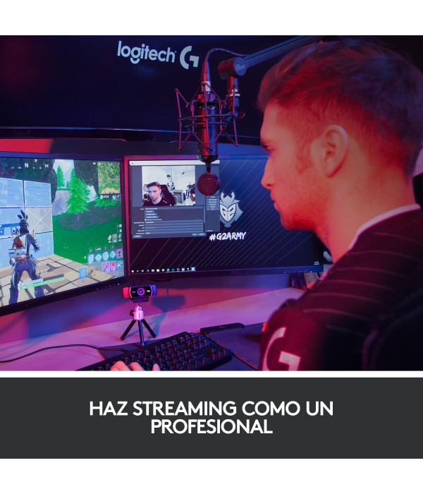 Cámara Web Logitech C922 Pro Stream Full HD 1080p con Trípode