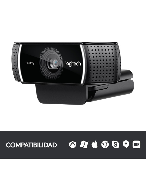 Cámara Web Logitech C922 Pro Stream Full HD 1080p con Trípode