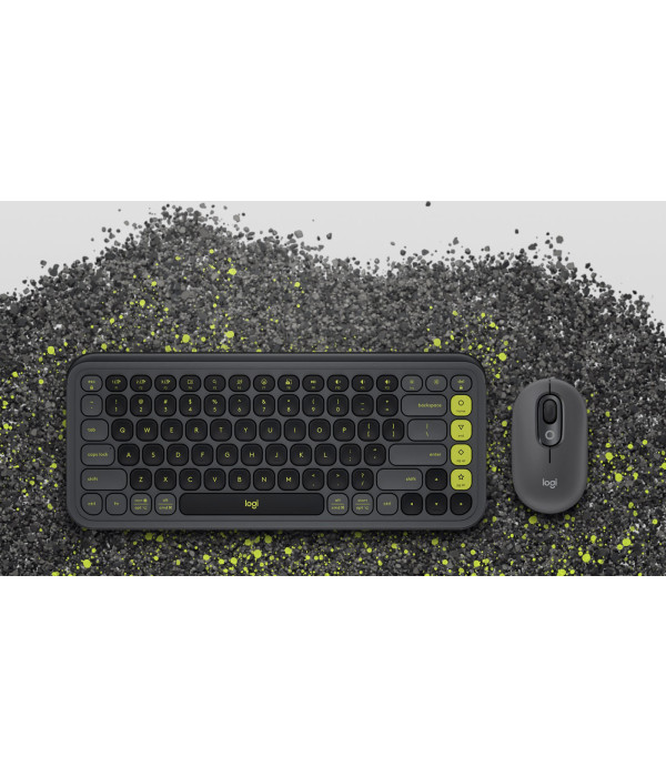 COMBO LOGITECH POP ICON BLUETOOTH. GRAFITO VERDE 920-013052