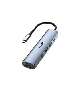 GENIUS | 31240004400 | HUB 5 EN 1 DE USB 3.0 CON ETHERNET