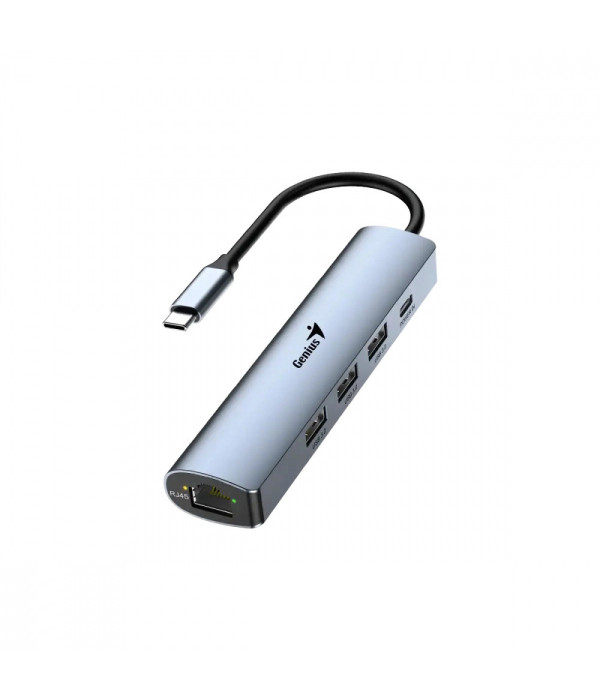 GENIUS | 31240004400 | HUB 5 EN 1 DE USB 3.0 CON ETHERNET