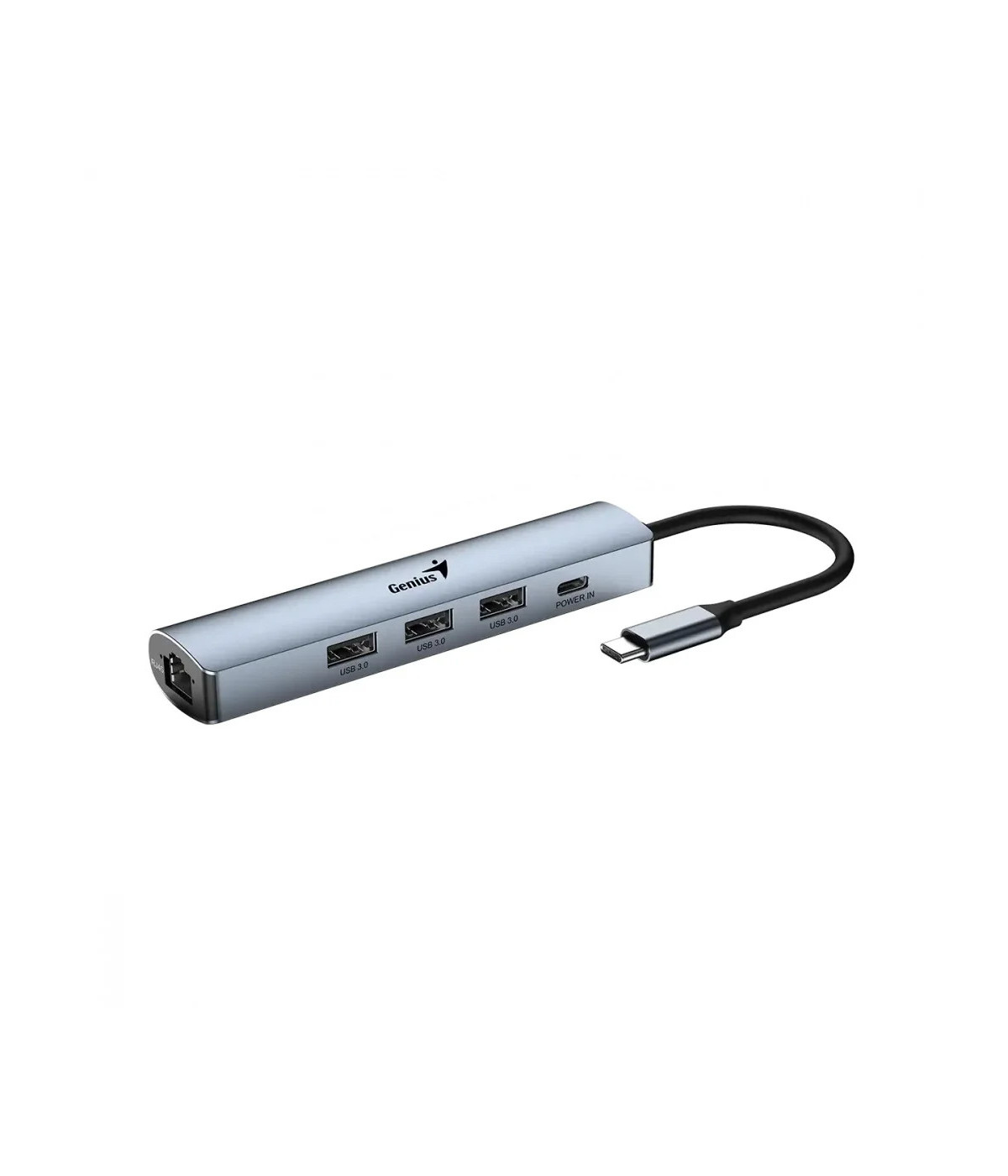GENIUS | 31240004400 | HUB 5 EN 1 DE USB 3.0 CON ETHERNET