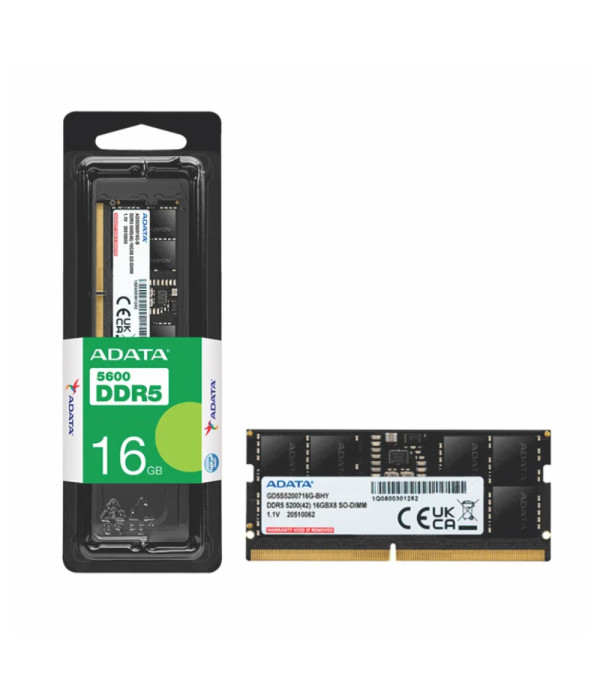 ADATA | AD5S560016G-S | MEMORIA ADATA RAM PORTATIL DDR5 16GB BUS