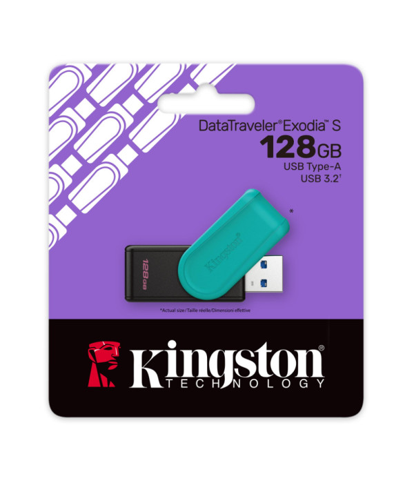 KINGSTON | DTXS/128GB | Usb kingston 128GB 3.2 DataTraveler Exodia S