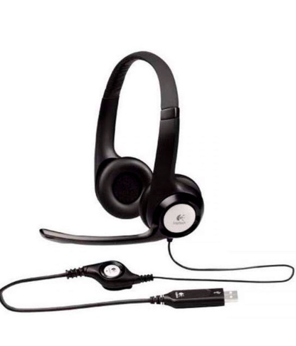 LOGITECH | 981-000014 | DIADEMA H390 Logitech USB Compatible Win-Mac Estéreo Digital Micrófono Suspensión Ruido Cable