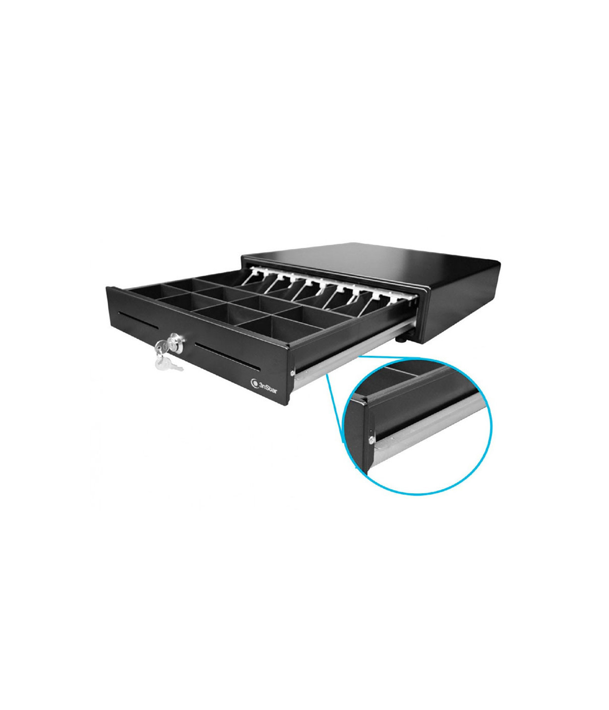 3NSTAR | CD350 | Gaveta de Dinero Metálica con Microswitch