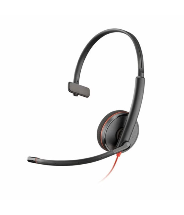 MPS | 8X214A6 | Poly Blackwire 3210 Monaural USB-C Headset +USB-C/A Adapter
