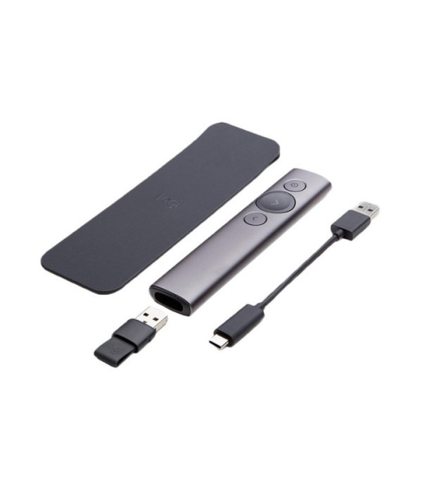 LOGITECH | 910-005216 | Apuntador Spotligth Logitech Bilingüe TV Bluetooth - Wireless Receptor USB