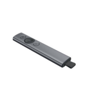 LOGITECH | 910-005216 | Apuntador Spotligth Logitech Bilingüe TV Bluetooth - Wireless Receptor USB 2