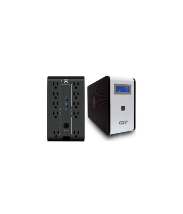 CDP | R-SMART 1010 | UPS CDP Interactiva CDP, 1000VA/400W 10 Tomas de Salida Pantalla LCD Software de