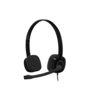 LOGITECH | 981-000587 | DIADEMA H151 Logitech Plug 3.5MM Compatible PC-Cell-Tablet Estéreo Micrófono Giratorio Cable 1.8Metros