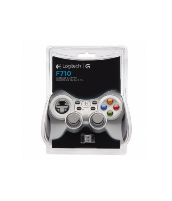 LOGITECH | 940-000117 | Gamepad Logitech Gaming Inalámbrico F710 USB Compatible PC-Android TV -