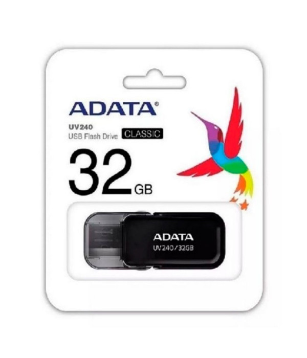 ADATA | AUV240-32G-RBK | Memoria USB ADATA UV240 - 32GB - USB 2.0 -