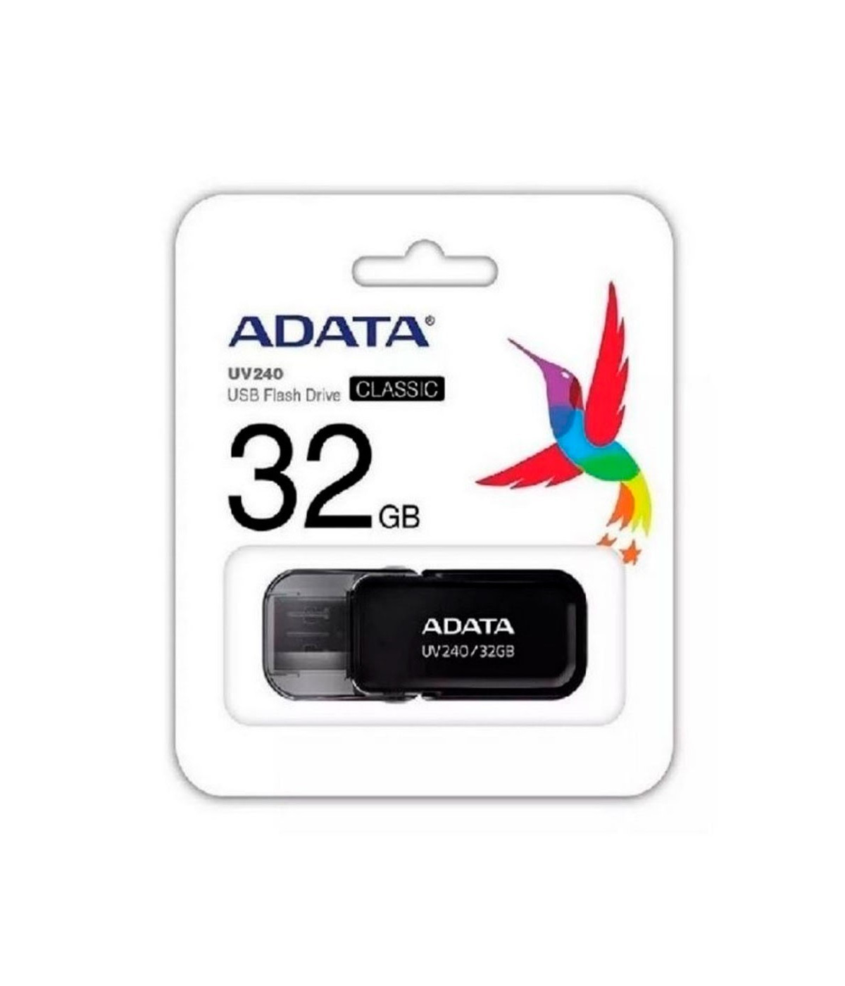 ADATA | AUV240-32G-RBK | Memoria USB ADATA UV240 - 32GB - USB 2.0 -