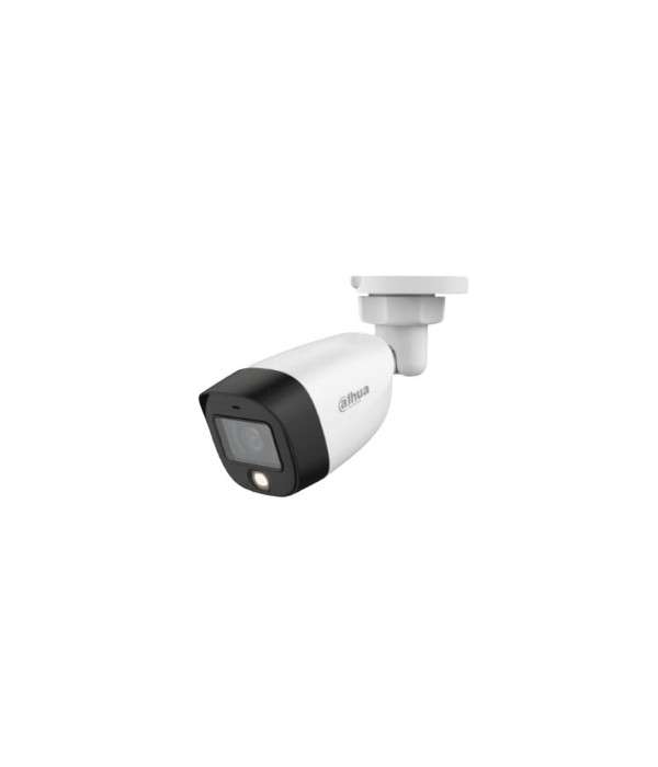 DAHUA | DH-HAC-HFW1209CN-LED-2.8MM | Camara Dahua Bullet, 2MP, Full Color, Lente Fijo 2,8mm, IR20M, 4en1 (CVI/TVI/AHD/CVBS),