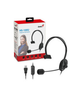 GENIUS | 31710027400 | AUDIFONO PARA PC USB HS-100U