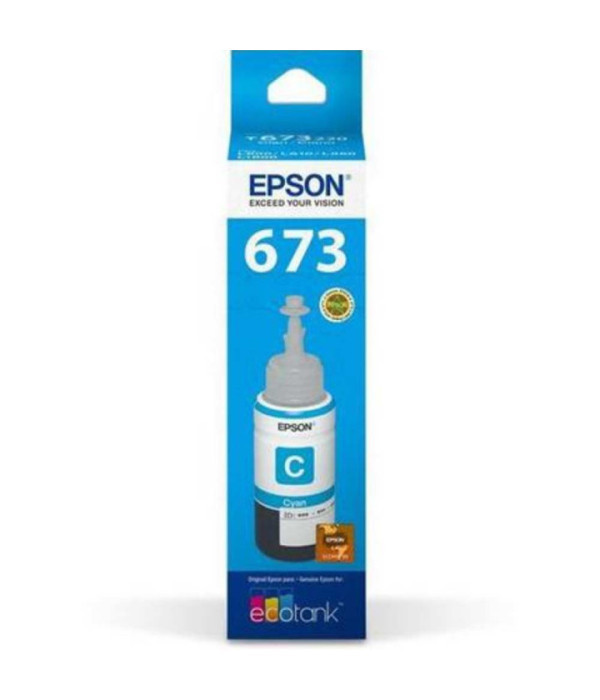 EPSON | C13T67322A | Botella Epson T673220-AL - ECOTANK Cyan L800/L805 (1800 fotos 10 x 15
