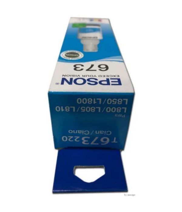 EPSON | C13T67322A | Botella Epson T673220-AL - ECOTANK Cyan L800/L805 (1800 fotos 10 x 15