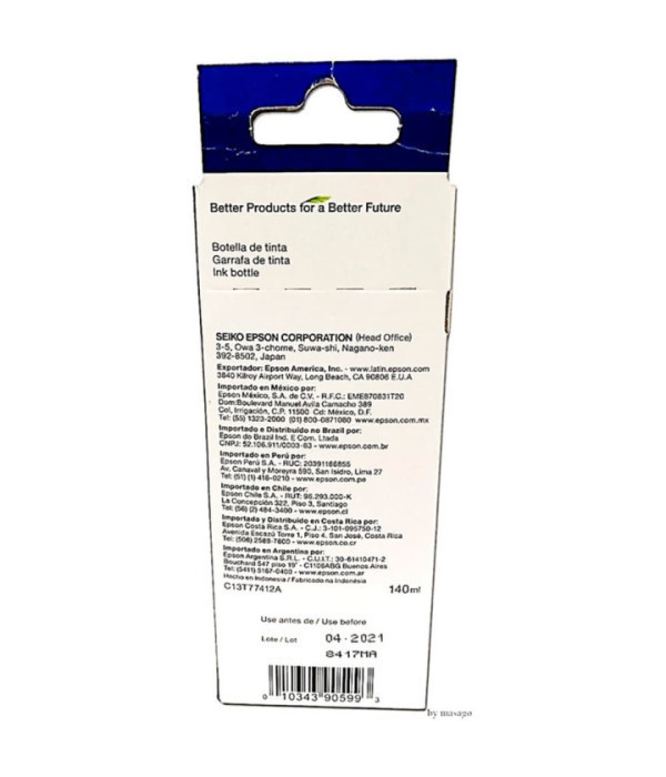 EPSON | C13T77412A | Tinta Epson Black