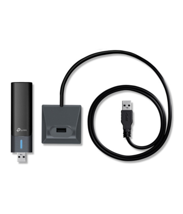 TPLINK | Archer TXE70UH | Adaptador TPLINK USB Wi-Fi 6E tribanda de alta ganancia