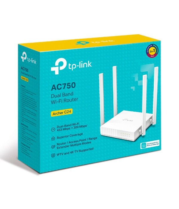 TPLINK | ARCHER C24 | Router TPLINK WI-FI doble banda