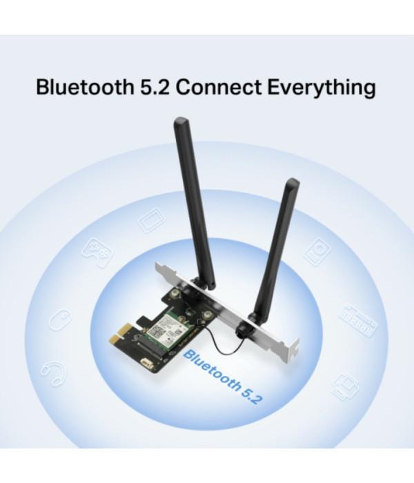 TPLINK | MA80XE | AX3000 Dual-Band Wi-Fi 6 Bluetooth PCI Express