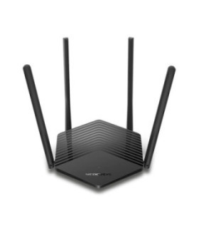 TPLINK | MR60X | Router MERCUSYS AX1500 Dual-Band Wi-Fi 6 Router SPEED: 300 Mbps at 2.4 GHz + 1201 Mbps at 5 GHz SPEC: 4× Fixed