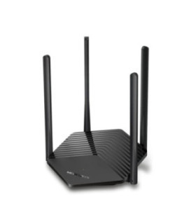 TPLINK | MR60X | Router MERCUSYS AX1500 Dual-Band Wi-Fi 6 Router SPEED: 300 Mbps at 2.4 GHz + 1201 Mbps at 5 GHz SPEC: 4× Fixed 2