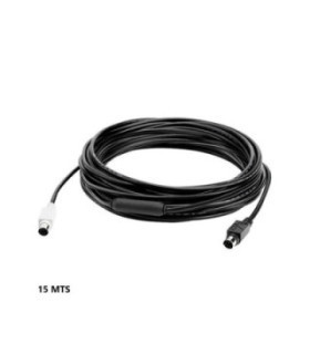 LOGITECH | 939-001490 | CABLE EXTENSOR Logitech Corporativo Para Conference Group De 15 Metros Aumenta La Distancia Entre El