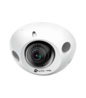 TPLINK | VIGI C230I Mini(2.8mm) | Cámara IP VIGI Mini Domo de 3MP. Lente Fijo 2.8 mm, Micrófono, Parlante y Ranura de MicroSD