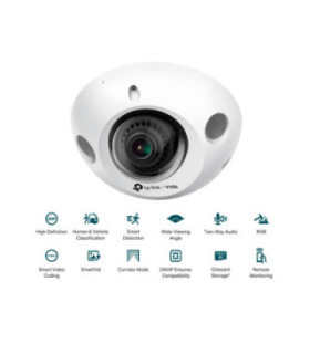TPLINK | VIGI C230I Mini(2.8mm) | Cámara IP VIGI Mini Domo de 3MP. Lente Fijo 2.8 mm, Micrófono, Parlante y Ranura de MicroSD 2