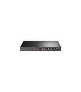 TPLINK | TL-SL1226P | Switch TPLINK 24-Puertos 10/100Mbps + 2-Port Gigabit PoE+ No