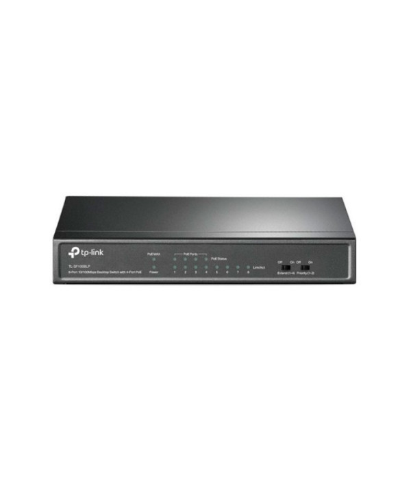 TPLINK | TL-SF1008LP | Switch TPLINK de escritorio de 8 puertos a 10 / 100Mbps con PoE en 4 puertos NO