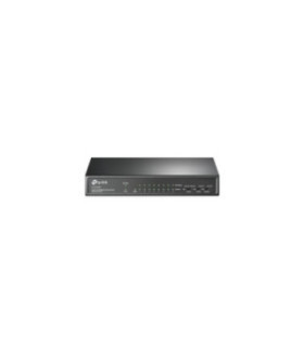 TPLINK | TL-SF1009P | Switch TPLINK PoE de escritorio de 9 puertos a 10/100 Mbps con PoE + de 8 puertos, 8 puertos PoE + de