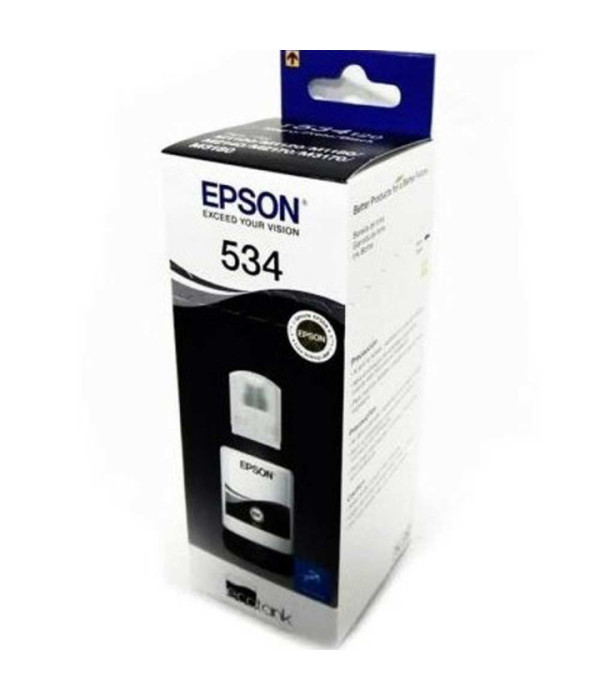 EPSON | C13T03L12A | Botella Epson T534120-AL negra pigmentada - Nueva Serie M (M1120 - M2170 - M3170)(11,000