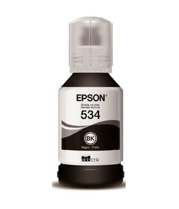 EPSON | C13T03L12A | Botella Epson T534120-AL negra pigmentada - Nueva Serie M (M1120 - M2170 - M3170)(11,000