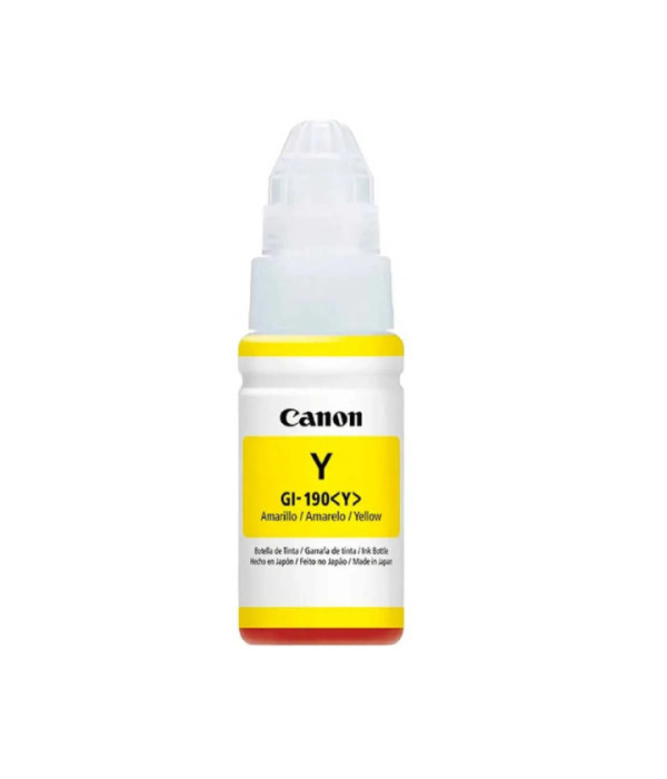 MPS | 0670C001AC | BOTELLA DE TINTA CANON GI-190 YELLOW (7.000