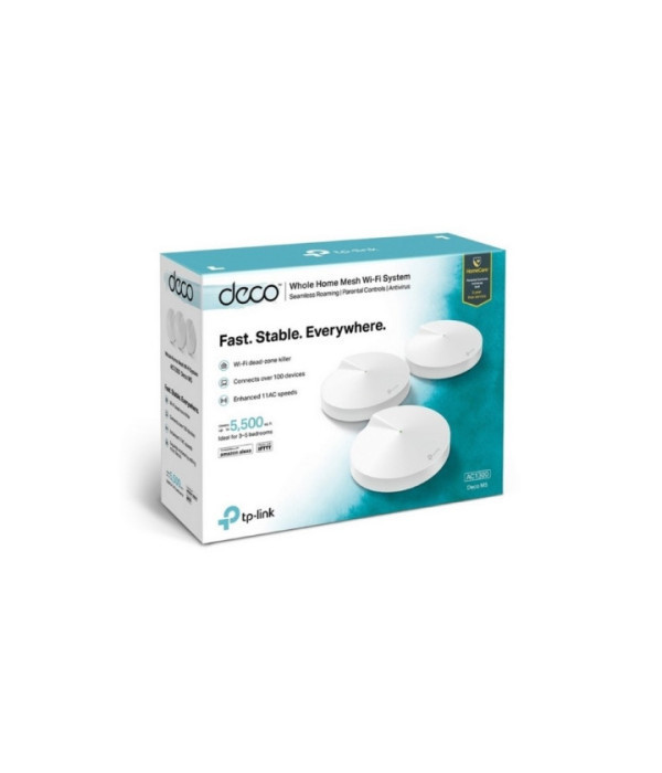 TPLINK | Deco M5(3-Pack) | Router TPLINK WIFI de malla AC1300 por 3