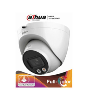 DAHUA | DH-IPC-HDBW2449E-S-IL-2.8MM | Camara IP Domo antivandalico WizSense, 4 MP a 20 ips, Smart H265+ e ICR, Dual Light hasta