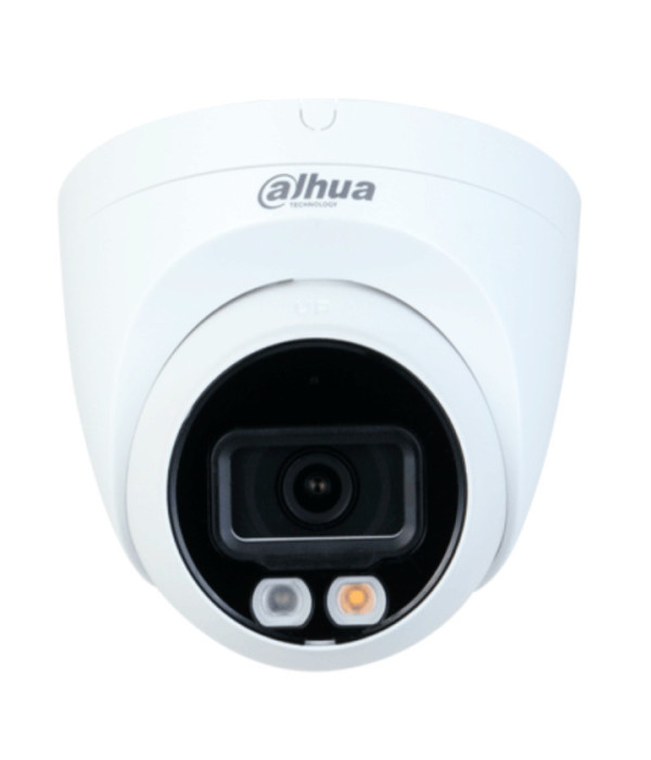DAHUA | DH-IPC-HDBW2449E-S-IL-2.8MM | Camara IP Domo antivandalico WizSense, 4 MP a 20 ips, Smart H265+ e ICR, Dual Light hasta