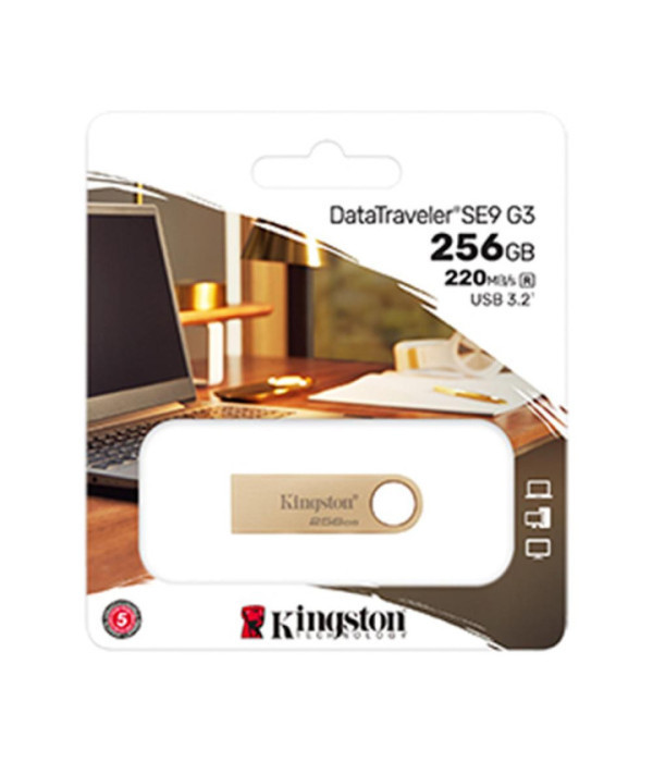 KINGSTON | DTSE9G3/256GB | Memoria usb 256GB Metal USB 3.2 Gen 1 DataTraveler SE9
