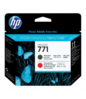 CABEZAL DE IMPRESION DESIGNJET 771 HP NEGRO MATE Y ROJO CROMATICO CE017A