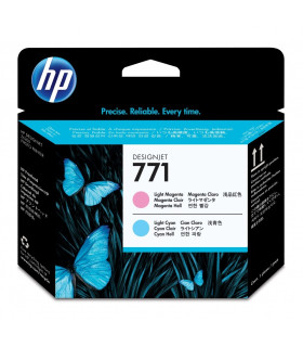 CABEZAL DE IMPRESION HP  771 DESIGNJET MAGENTA CLARO Y CYAN CLARO CE019A