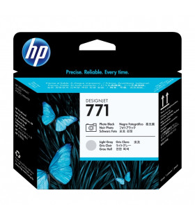 CABEZAL DE IMPRESION HP 771 DESIGNJET PHOTO NEGRO Y GRIS CLARO CE020A