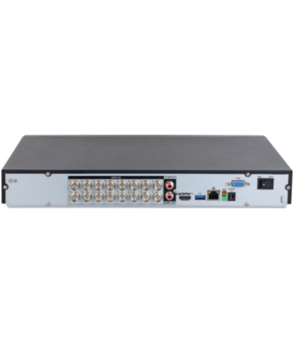 DAHUA | DH-XVR5216AN-5M-I3/T | DVR de 16 Canales de 5 Megapíxeles/ WizSense/ H.265+/ 2 Bahías de Discos Duros/ 16 Ch HDCVI +8