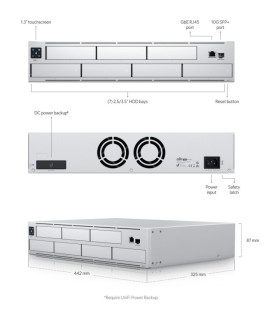 UNVR-Pro NVR Pro UniFi Protect — Grabador con RAID y 7 HDD 2