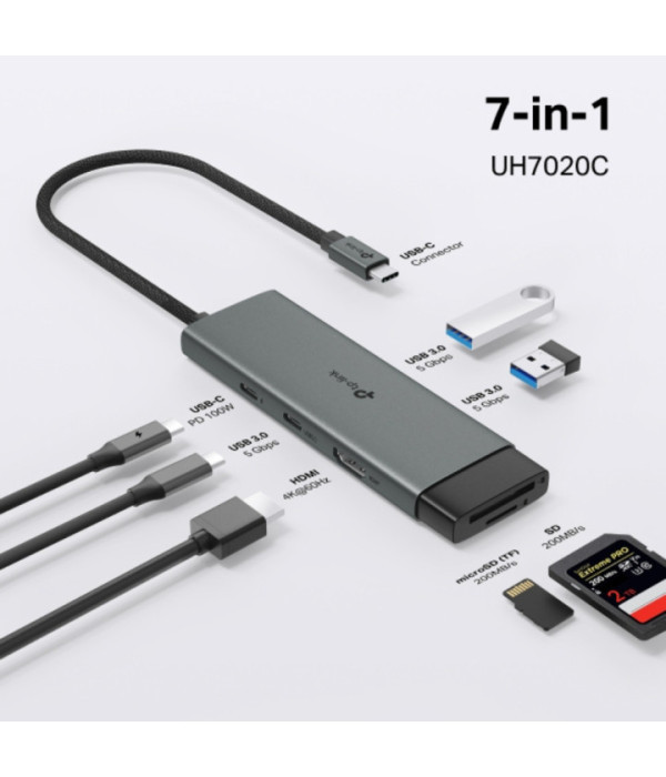TPLINK | UH7020C | USB Type-C 7-Port
