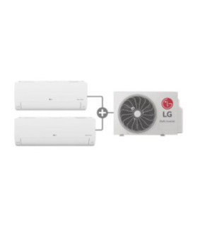 LG | 2IN1S21C3 | AIRE ACONDICIONADO LG TWINCOOL 2 EN 1 9.000 BTU + 12.000 BTU- COMPRESOR DUAL INVERTER - REFRIGERANTE R32 /